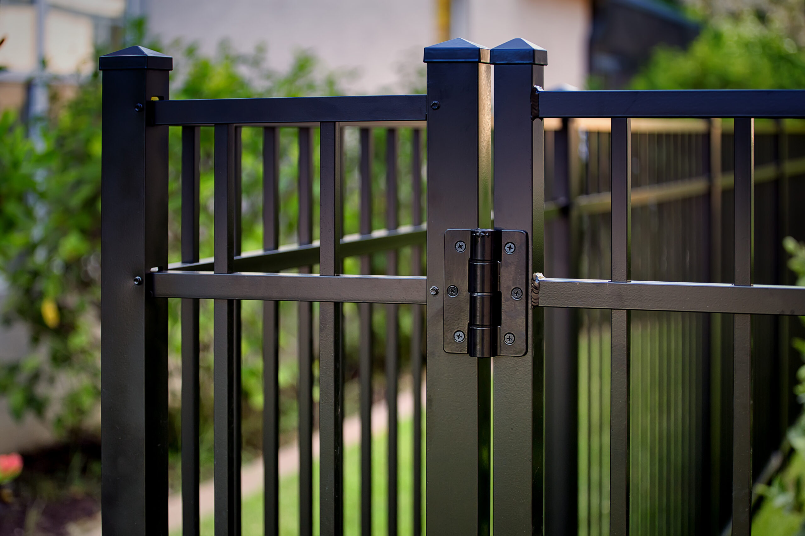 Black Aluminum Fence